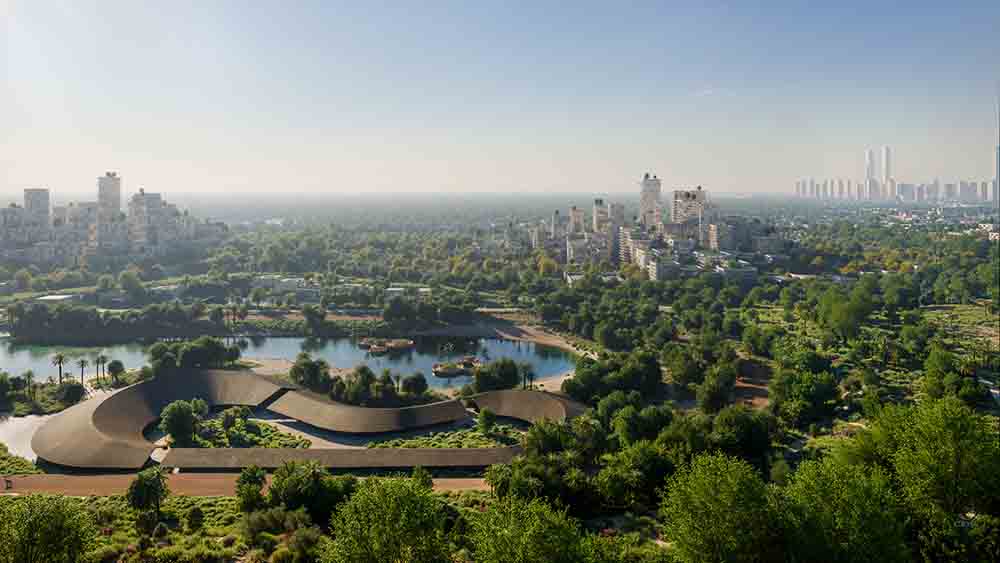 دفتر معماری BIG طرح جامع خود را برای تبدیل پیست اسب‌دوانی جبل علی در دبی به یک منطقه‌ی سبز و قابل پیاده‌روی ارائه داد.