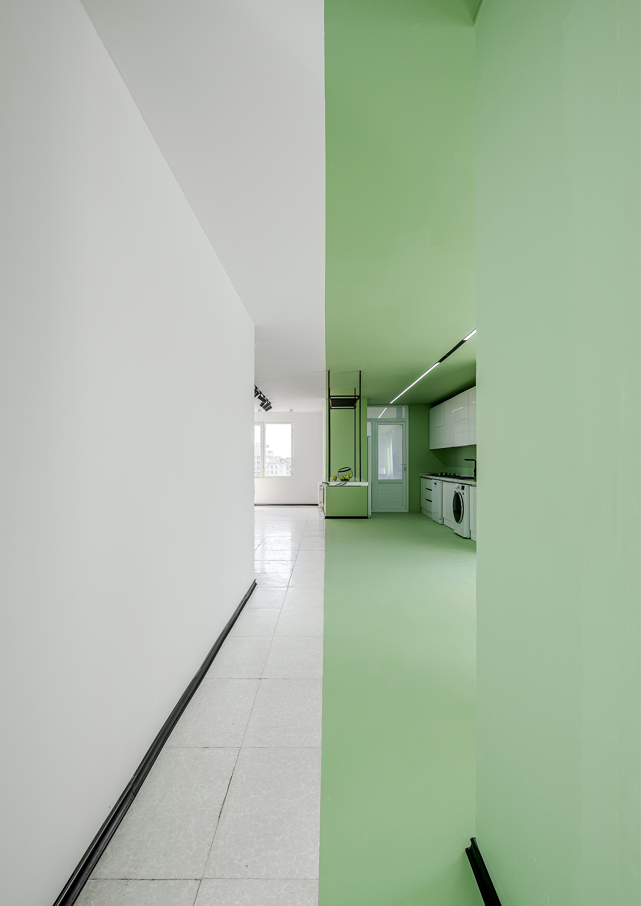 Green sky